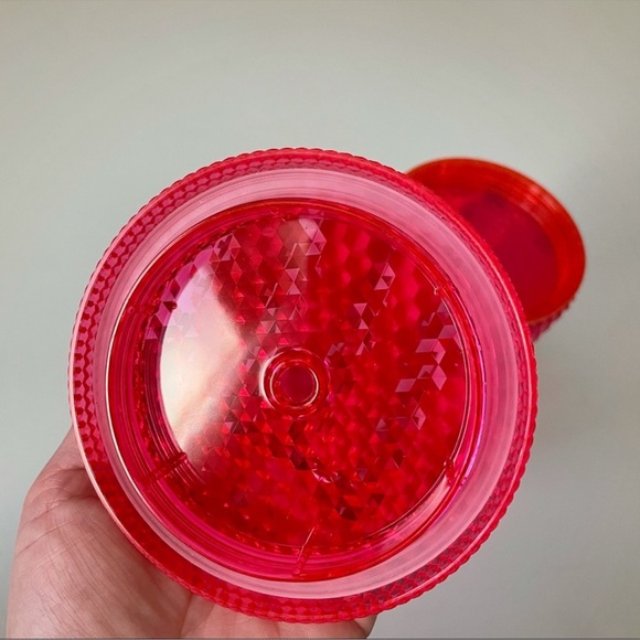 Starbucks Neon Pink Holiday 2019 Venti Studded Tumbler Cup - Picture 5 of 9